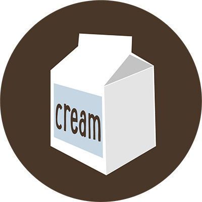 container of Vermont heavy cream icon